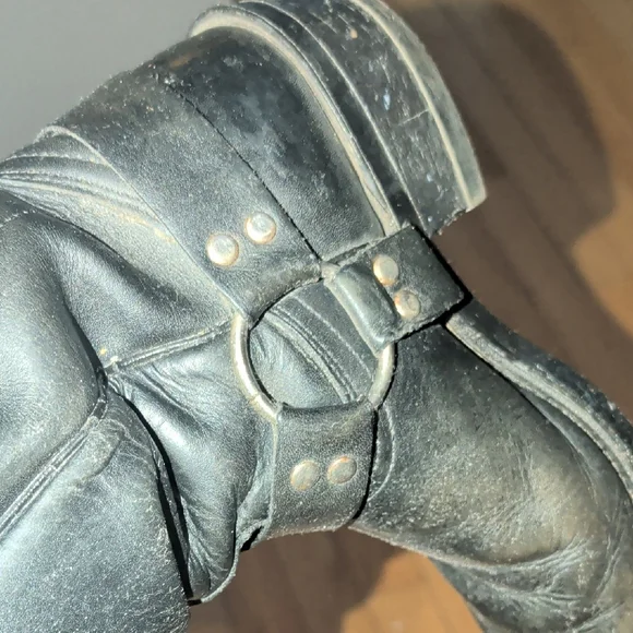 Black Leather Boots - Picture 5 of 16
